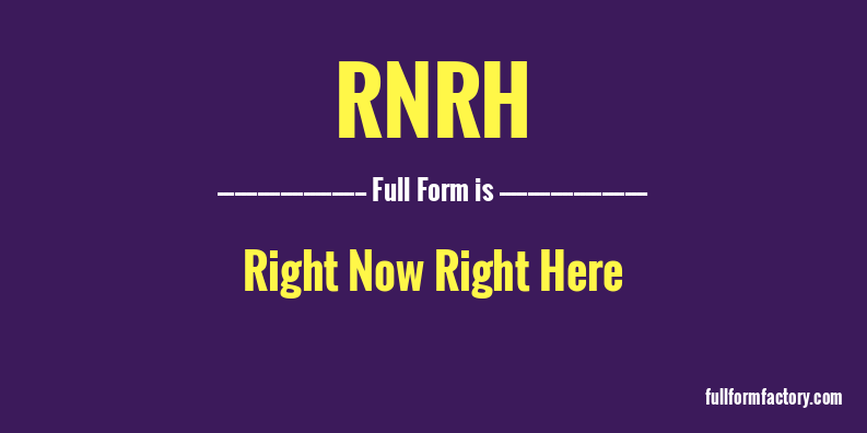rnrh-full-form