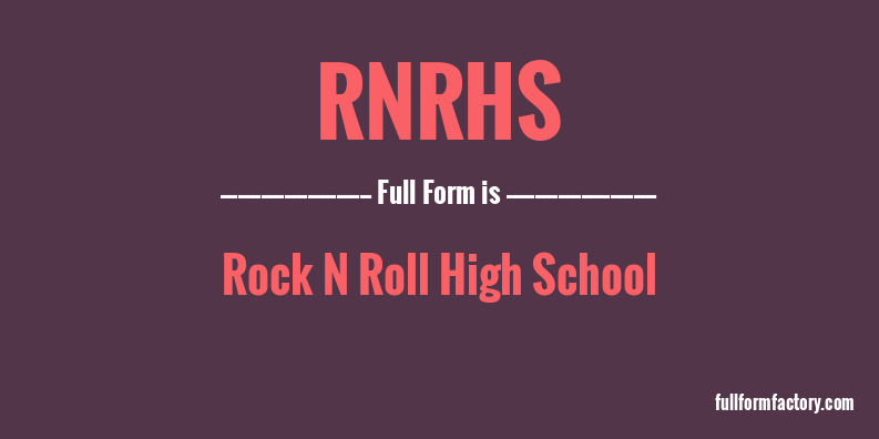 rnrhs-full-form