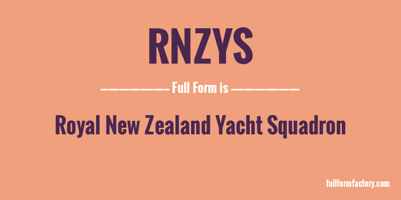 rnzys-full-form
