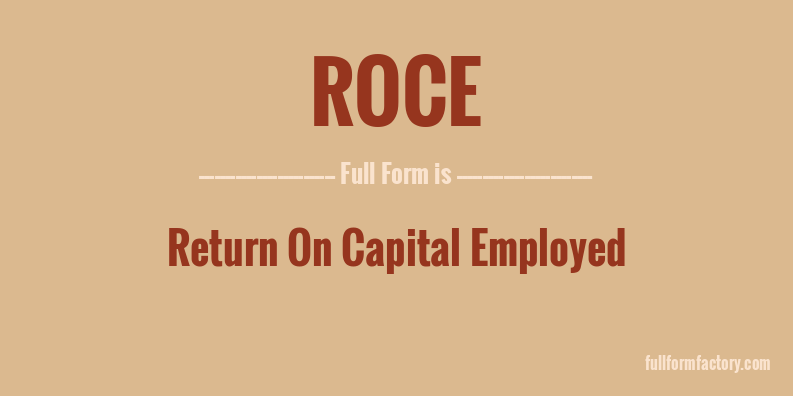 roce-full-form