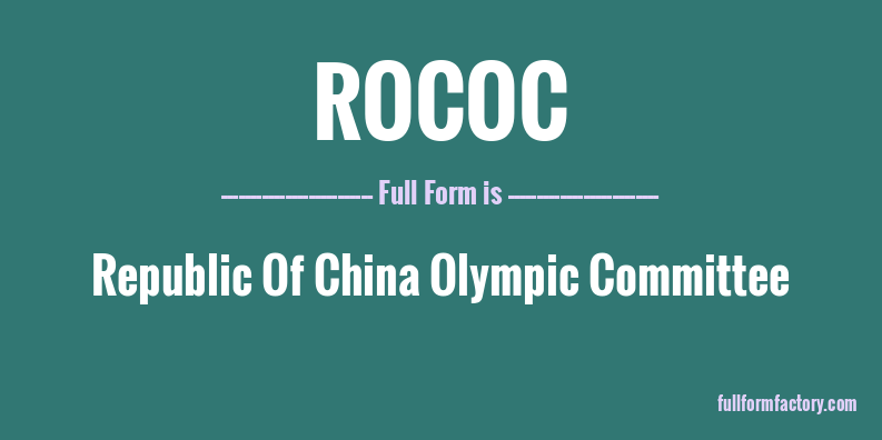 rococ-full-form