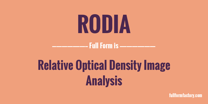 rodia-full-form