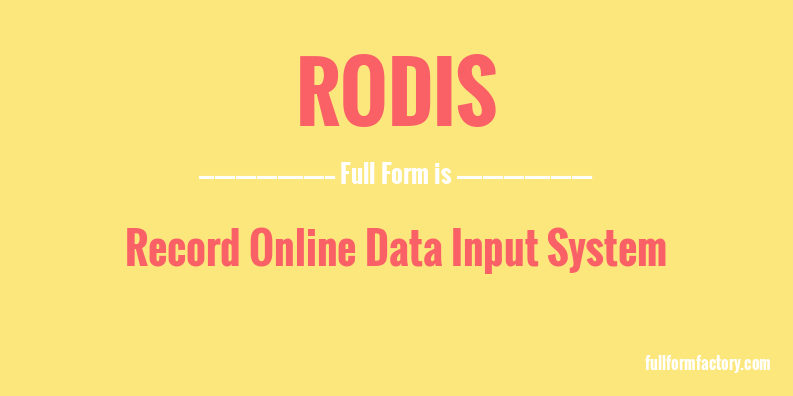 rodis-full-form