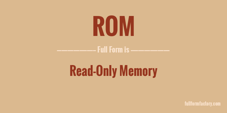 rom-full-form