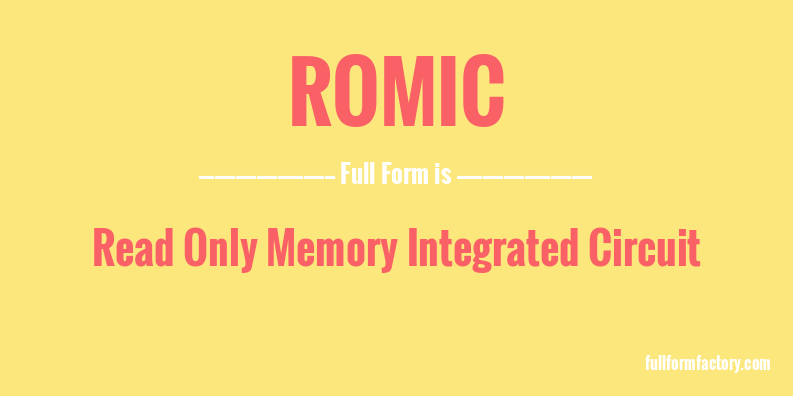 romic-full-form