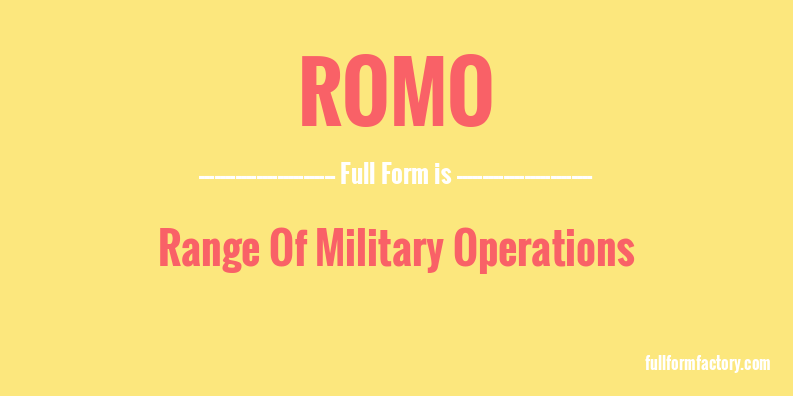 romo-full-form