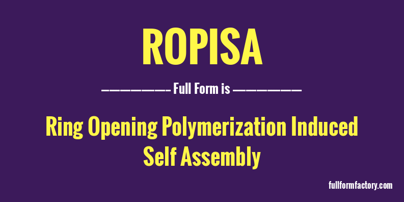 ropisa-full-form