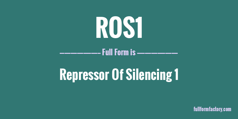 ros1-full-form