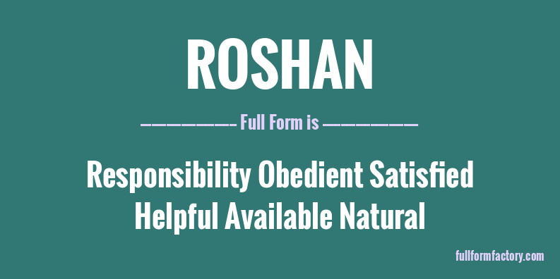 roshan-full-form
