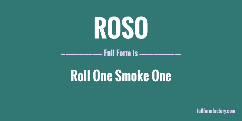 roso-full-form