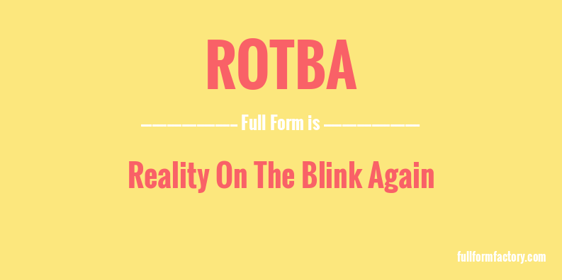 rotba-full-form