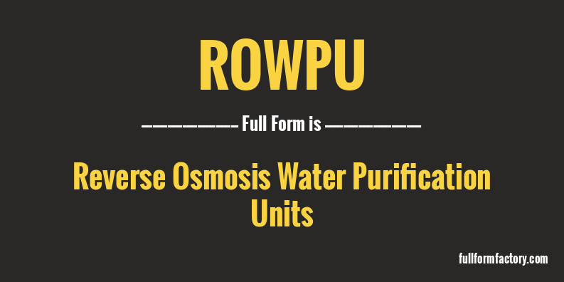 rowpu-full-form