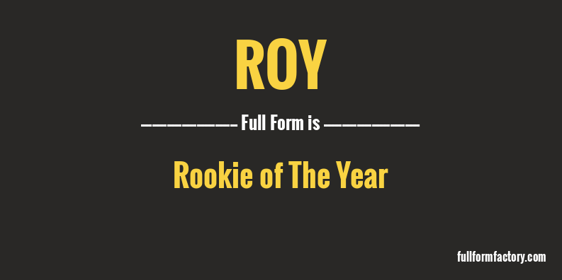 roy-full-form