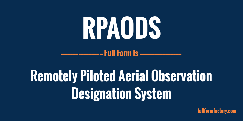 rpaods-full-form