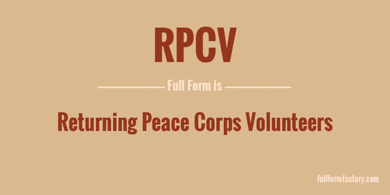rpcv-full-form