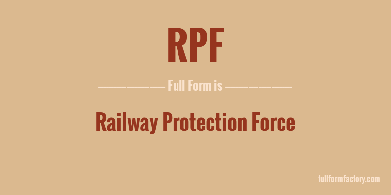 rpf-full-form
