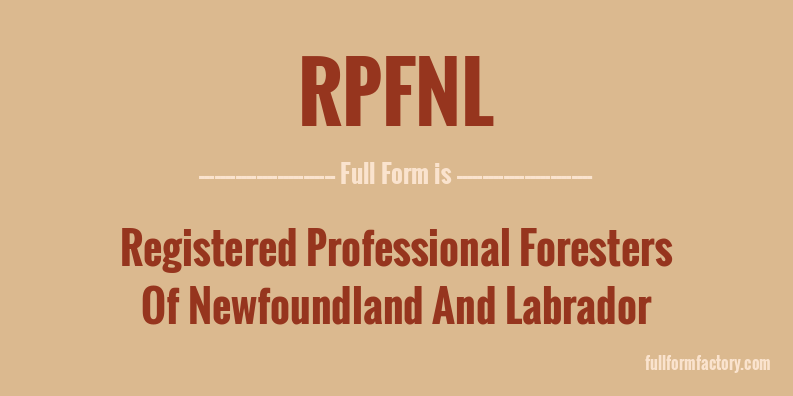 rpfnl-full-form