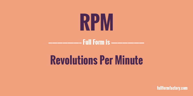rpm-full-form