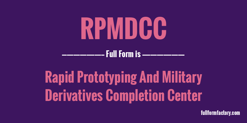 rpmdcc-full-form