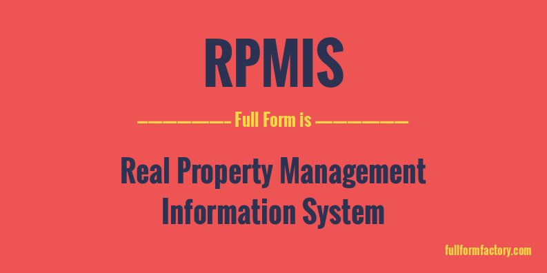 rpmis-full-form