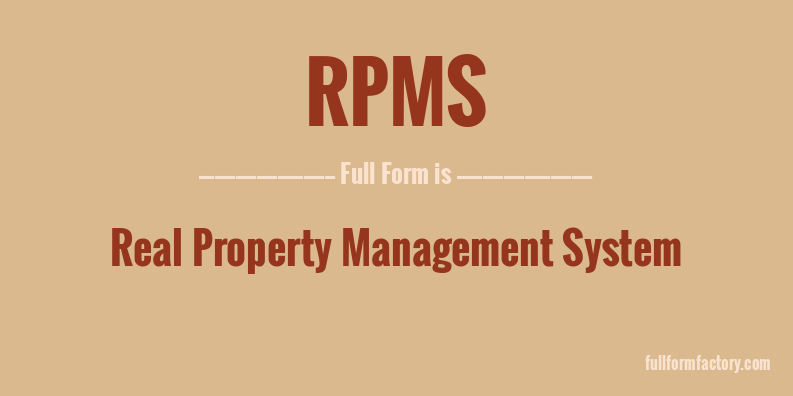 rpms-full-form
