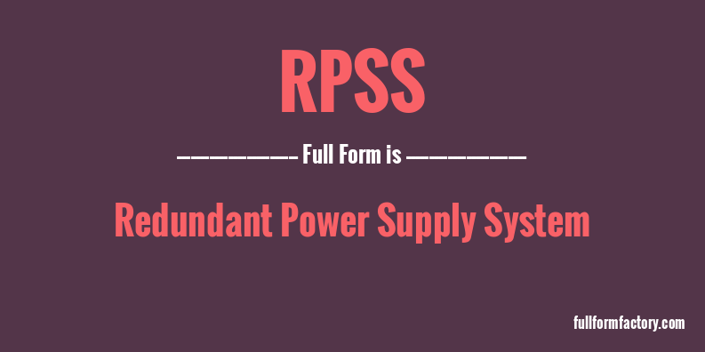rpss-full-form