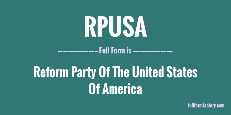 rpusa-full-form