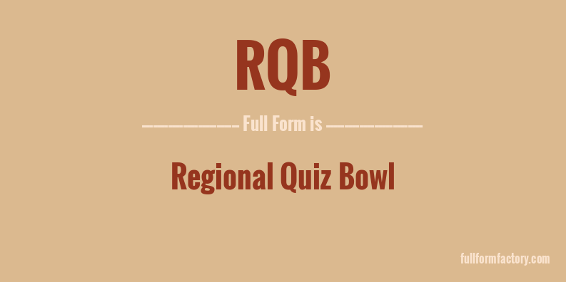 rqb-full-form