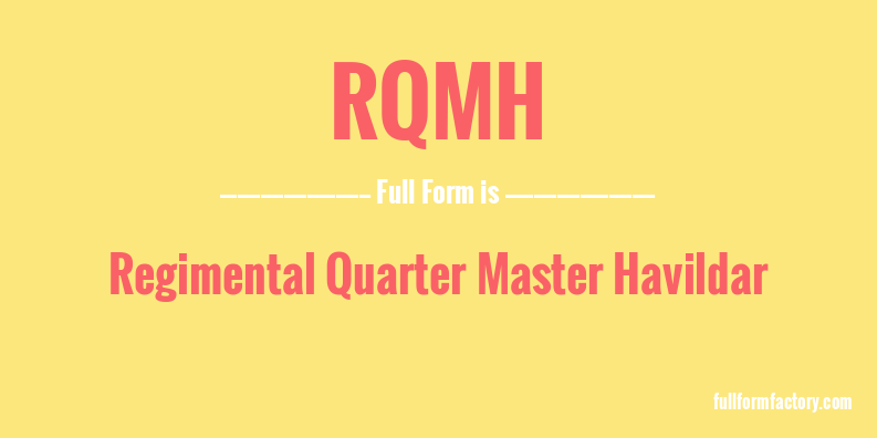 rqmh-full-form