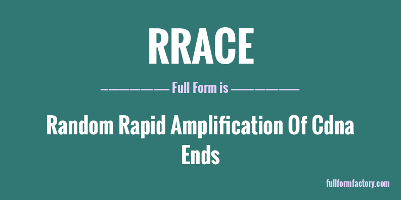 rrace-full-form