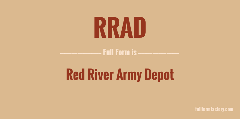 rrad-full-form