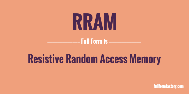 rram-full-form