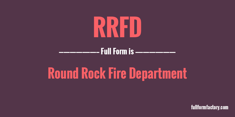 rrfd-full-form