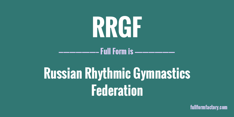 rrgf-full-form