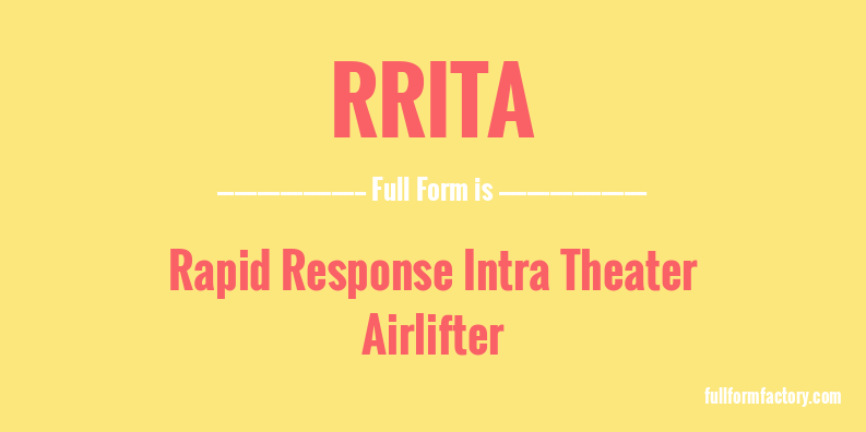 rrita-full-form