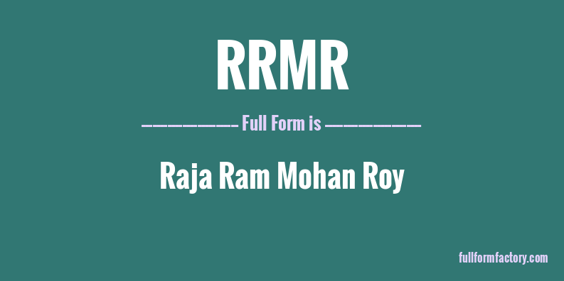 rrmr-full-form