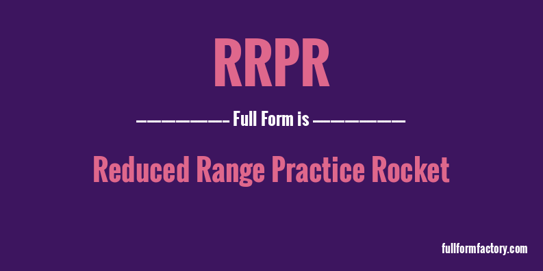 rrpr-full-form