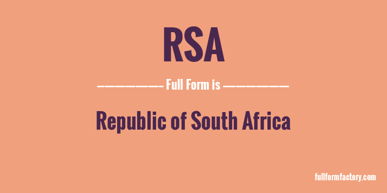 rsa-full-form