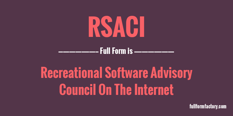 rsaci-full-form