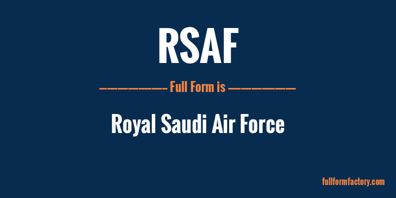 rsaf-full-form