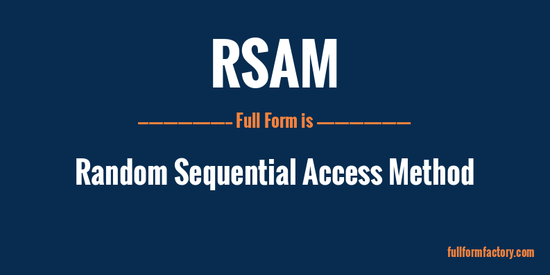 rsam-full-form