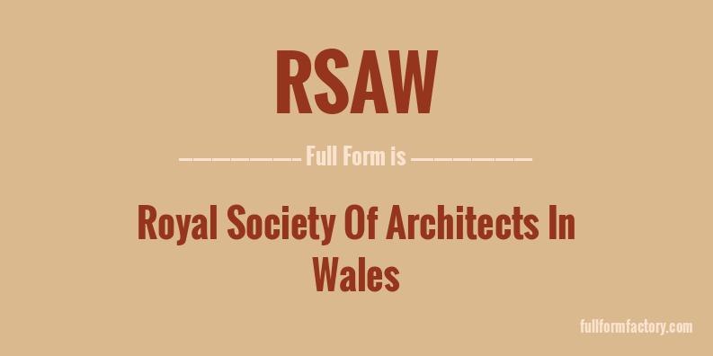 rsaw-full-form