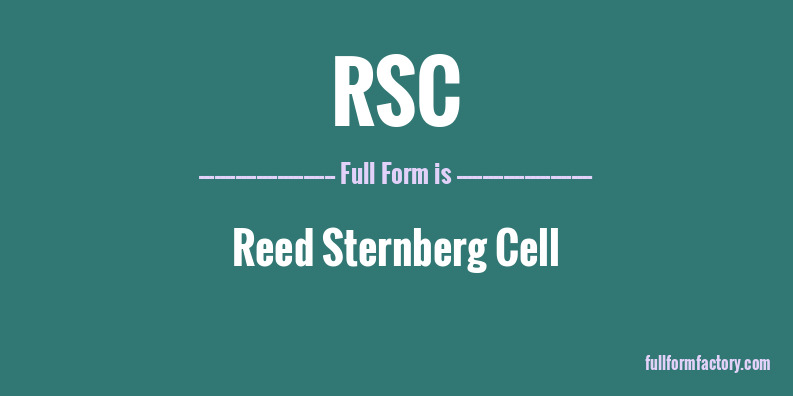 rsc-full-form