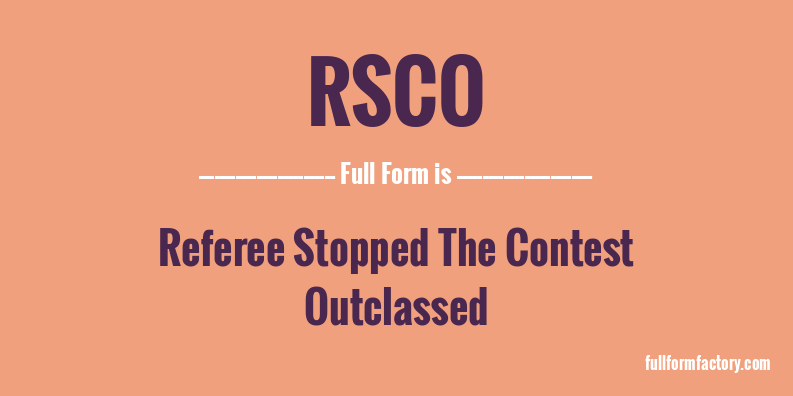 rsco-full-form