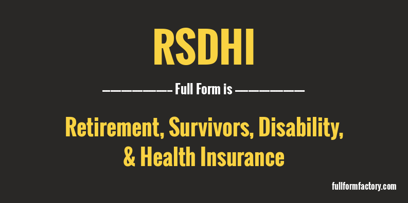 rsdhi-full-form