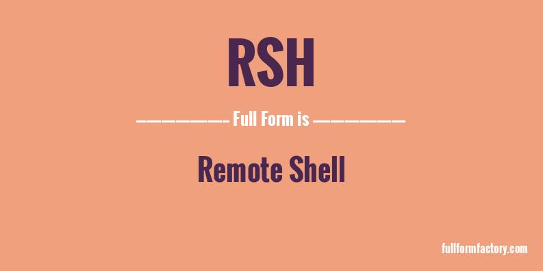 rsh-full-form