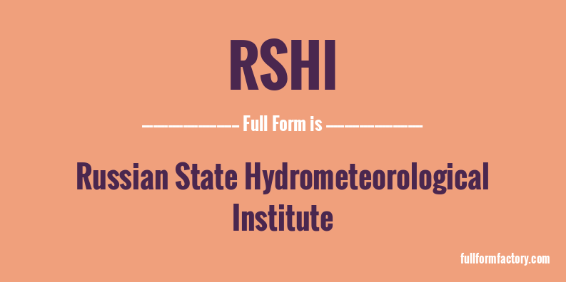 rshi-full-form
