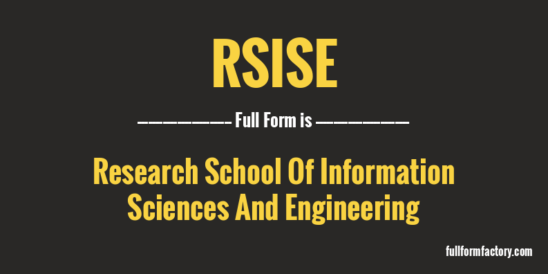 rsise-full-form
