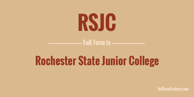 rsjc-full-form