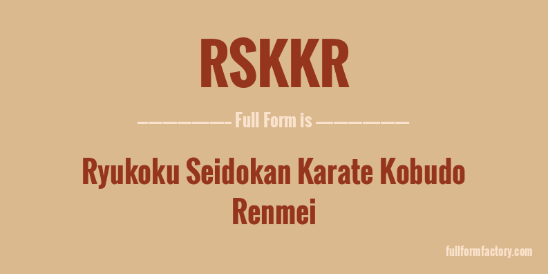 rskkr-full-form